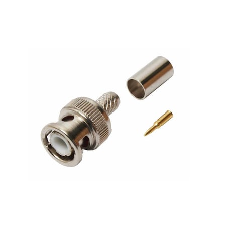 Quest Technology International BNC (Male) Connector, 75 Ohm - 3Pc-Crimp-On, Belden 8218 CBB-3219